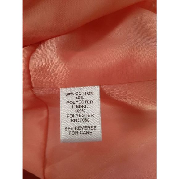 Cato sz 26 plus orange halter circles full dress - Picture 5 of 5